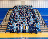 Cap and gown/group